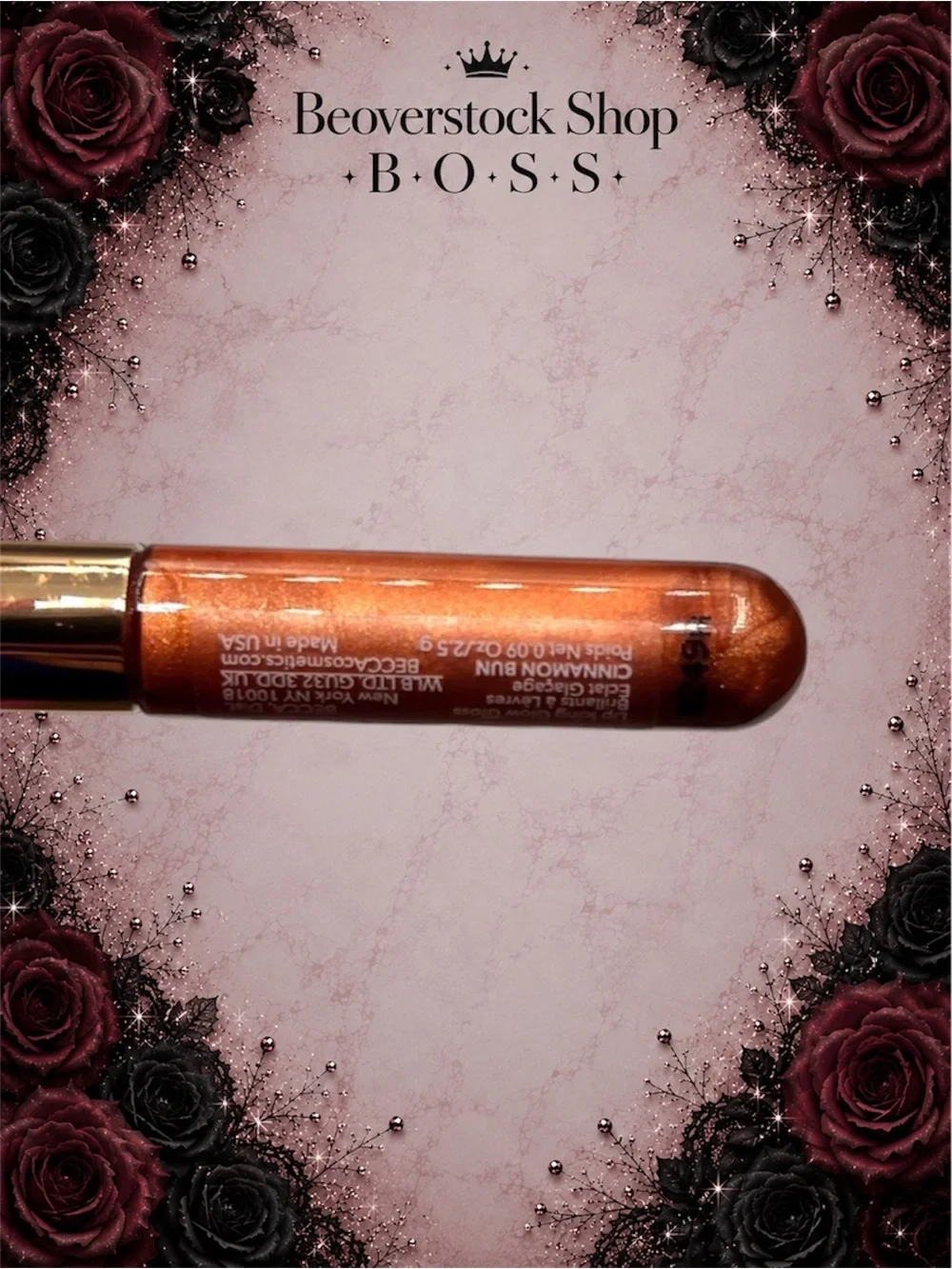 NEW BECCA Glow Lip Gloss Mini – Shade: CINNAMON BUN